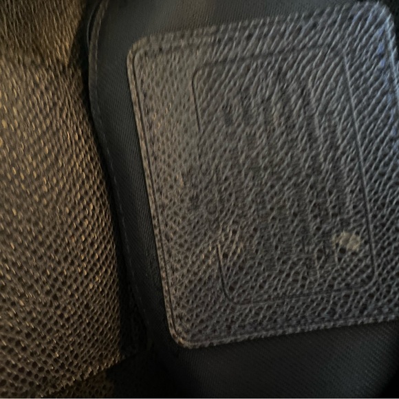 Coach Navy Leather Satchel - Picture 5 of 10